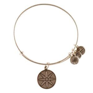 Alex and Ani Bangle Bar "Star of Venus" Expandable Bracelet NWT